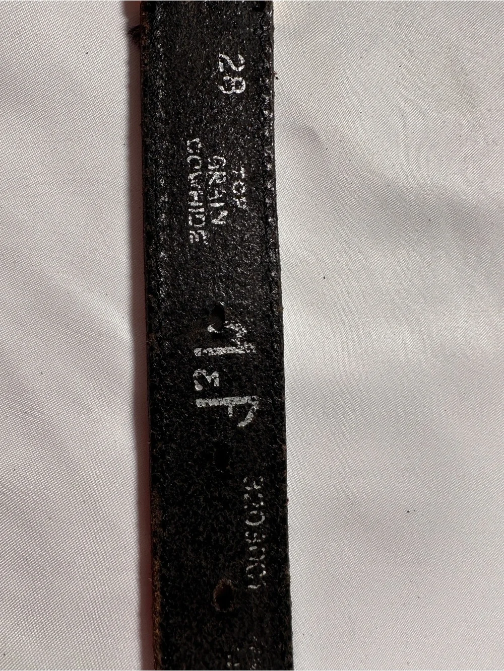 M&P Black Leather Belt with Silver Western Buckle and Red Heart Accents